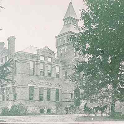M.A.C. Library & Museum, Lansing, Mich. Postcard