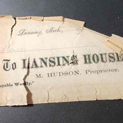 Lansing House 1870s Scrap