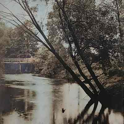 Cedar River, M.A.C., RPPC by Walter