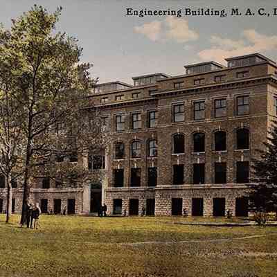 Engineering Building, M.A.C., Lansing, Mich., Postcard