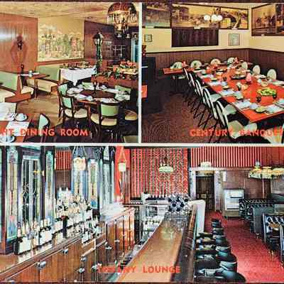 Jim's Restaurant and Tiffany Lounge Postcard