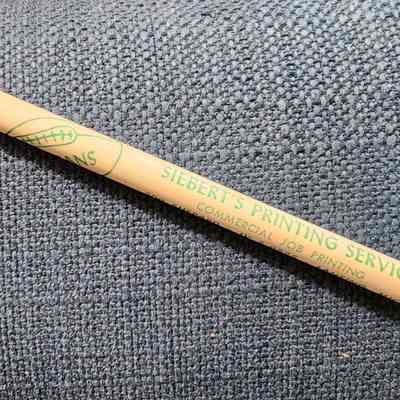 Siebert Printing Service Advertising Schedule Pencil
