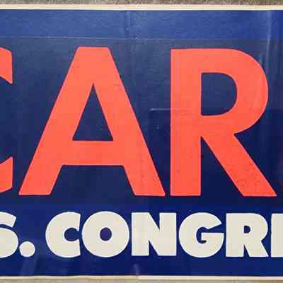 Carr U.S. Congress Bumper Sticker