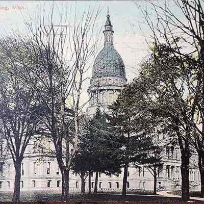 State Capitol, Lansing, Mich. Postcard