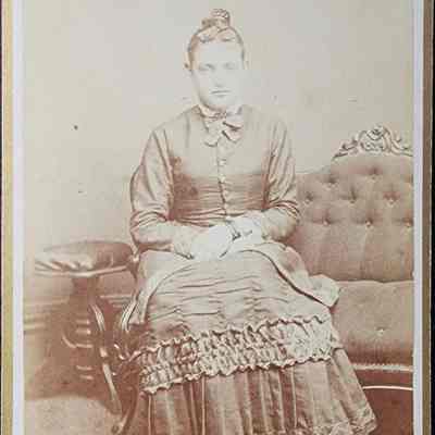 Portrait of a Woman CDV by Heath