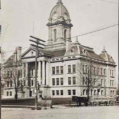 Court House, Mason, Mich. RPPC