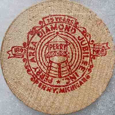 Perry Diamond Jubilee Wooden Nickel