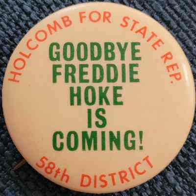 Holcomb for State Rep Button