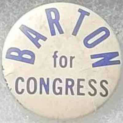 Barton for Congress Button