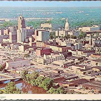 Lansing, Michigan, Postcard by Penrod