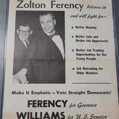 Ferency-Williams Coattail Flier