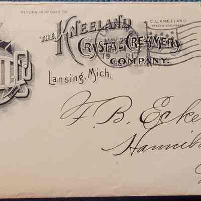 Crystal Creamery Envelope