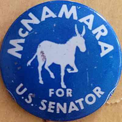 McNamara U.S. Senator Button