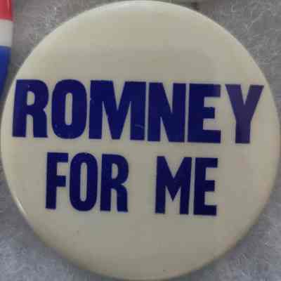 Romney for Me Button