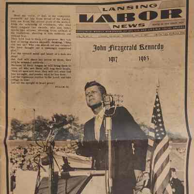 Lansing Labor News, JFK Issue. December 5, 1963