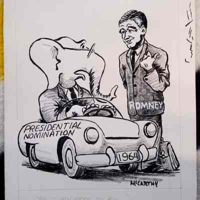 George Romney Political Cartoon by McCarthy