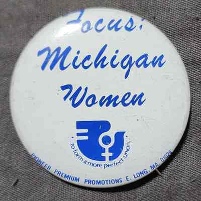 Focus: Michigan Women Button