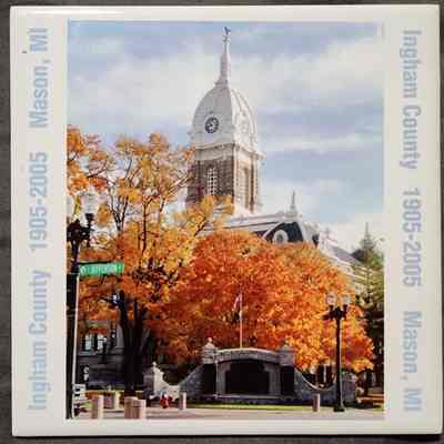 Ingham County Court House Centennial Tile