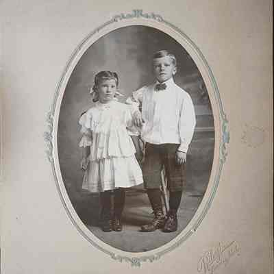 Portrait of Children Card Photo by Riley