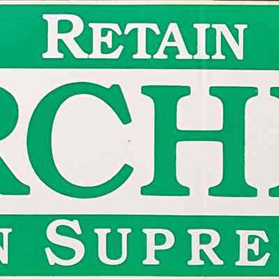 Archer Michigan Supreme Court Bumper Sticker