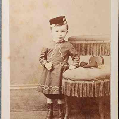 Portrait of a Child CDV by Hall