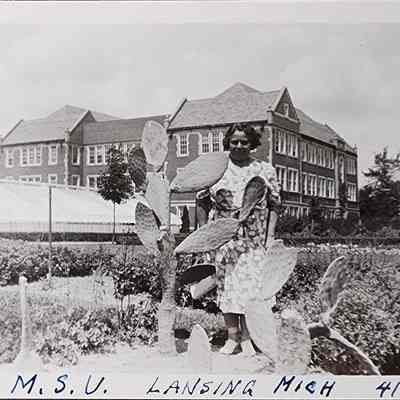 Horticulture Garden, Michigan State College, Snapshot Photo