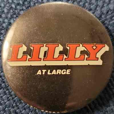 Lilly At Large Button
