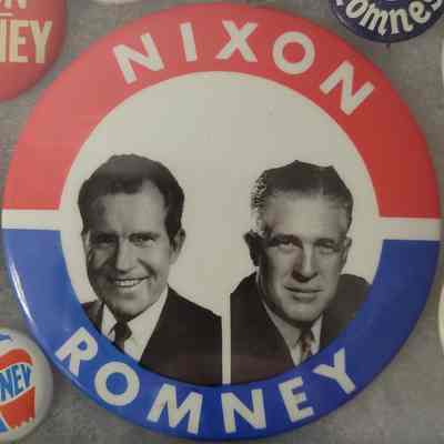 Nixon Romney Hopeful VP Button