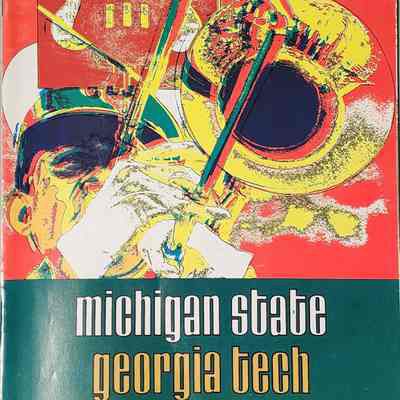 Michigan State Band Day 1972 Program vs. Georgia Tech