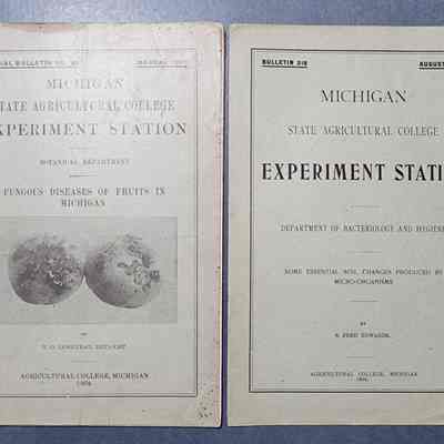 MAC Experiment Station Bulletins, 1904