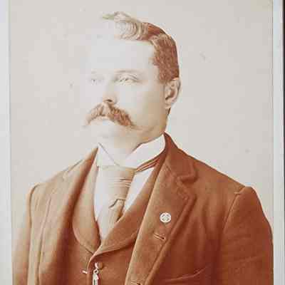 Portrait of a Man Cabinet Card by Cassey & Co.
