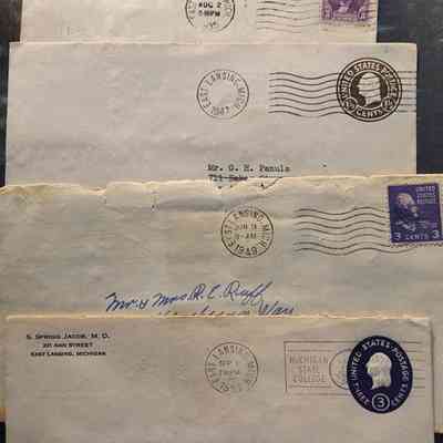 East Lansing, Mich., Modern Postal Covers