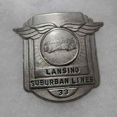 Lansing Suburban Lines Bus Driver Badge