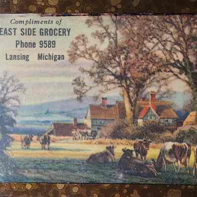 East Side Grocery Advertising Thermometer