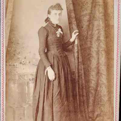 Portrait of a Woman Cabinet Card by Cassey & Riley