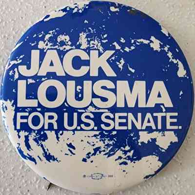 Jack Lousma for U.S. Senate Earth Button