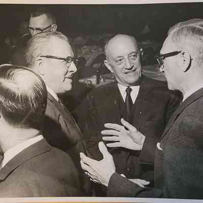 Munn and Wolfram Candid Photograph