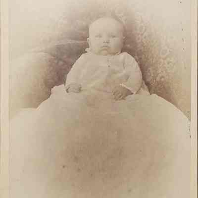 Portrait of a Baby Cabinet Card by R.C.C. Gallery, Kansas City
