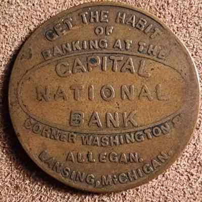 Capital National Bank 50-Cent Account Token