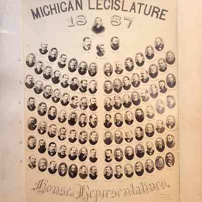 Michigan House of Representatives 1887 Composite by Cassey & Whitney