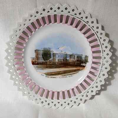 Lansing High School Porcelain Souvenir Plate