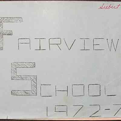 Fairview School Yearbook, 1972-73