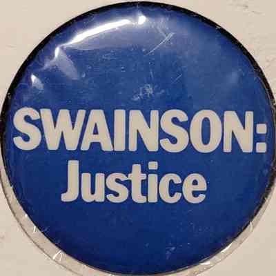 Swainson: Justice Button