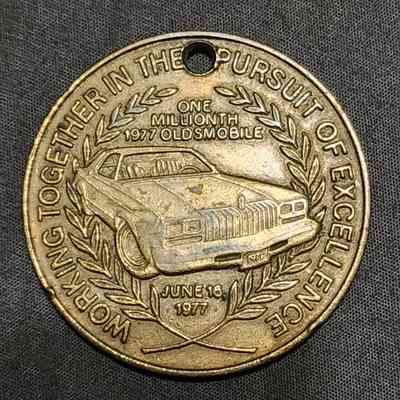 One Millionth 1977 Oldsmobile Medallion