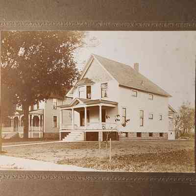 Libbie Slemmer Home, Lansing, Card Photo