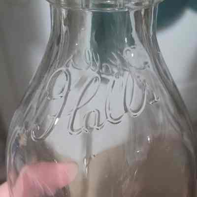 Hall's Embossed Quart Bottle