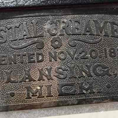 Crystal Creamery 1883 Bottle Plaque