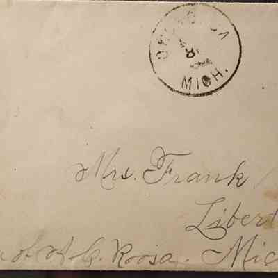 Onondaga, Mich., Postal Cover