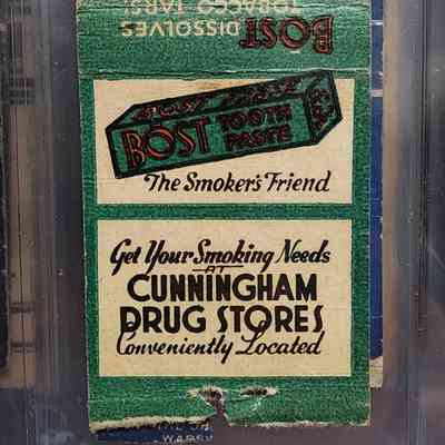 Cunningham Drug Stores Matchbook