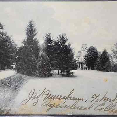 Campus, A.C., Lansing, Mich. Postcard